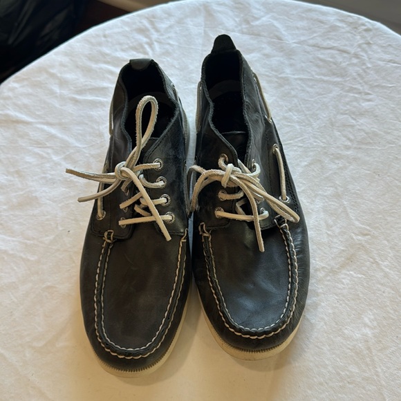 Sperry Top Sider Mid-Boot,Size 9,Mint Condition,Worn Once In Black - Picture 1 of 9